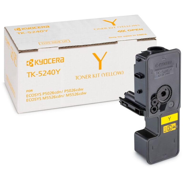 Original Kyocera TK-5240Y Yellow Toner Cartridge
