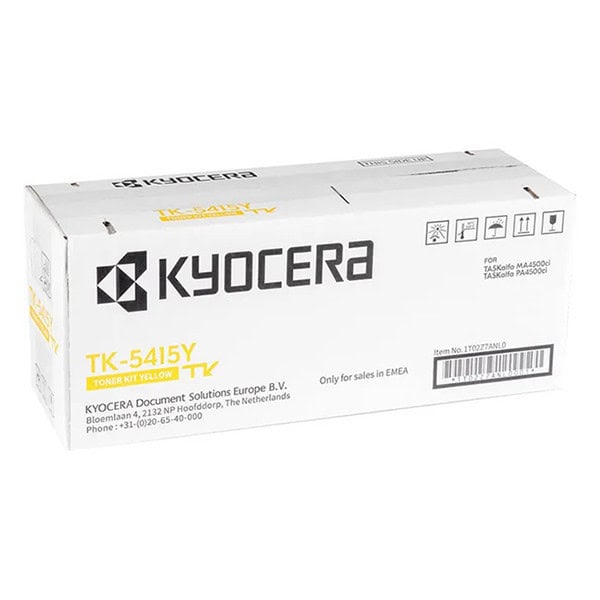 Original Kyocera TK-5415Y Yellow Toner Cartridge Original Kyocera TK-5415Y Yellow Toner Cartridge