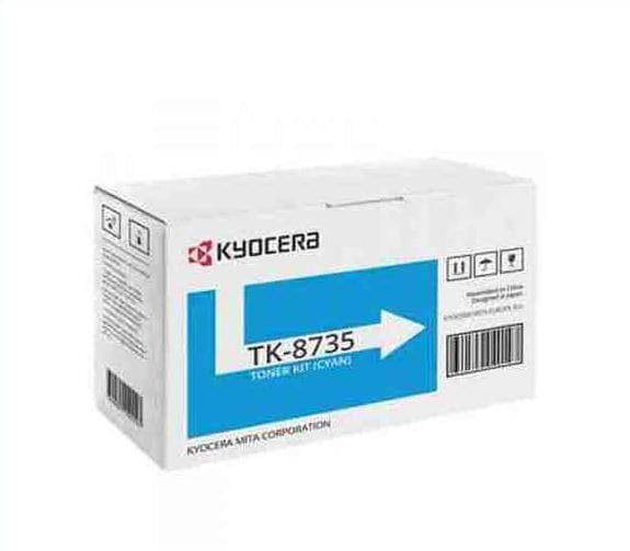 Original Kyocera TK-8735KC Cyan Toner Cartridge