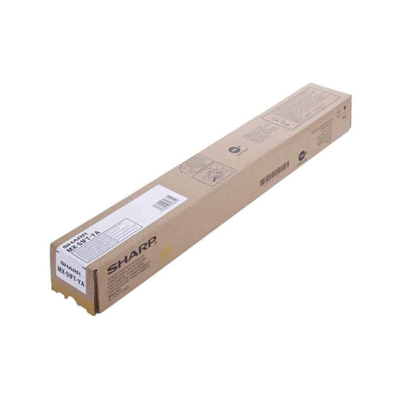 Original Sharp MX-51FT-YA Yellow Toner Cartridge Original Sharp MX-51FT-YA Yellow Toner Cartridge