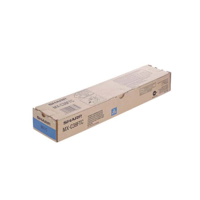 Original Sharp MX-C38FTC Cyan Toner Cartridge