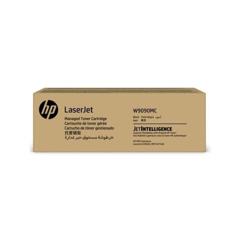 Original W9090MC HP Black Managed LaserJet Toner Cartridge