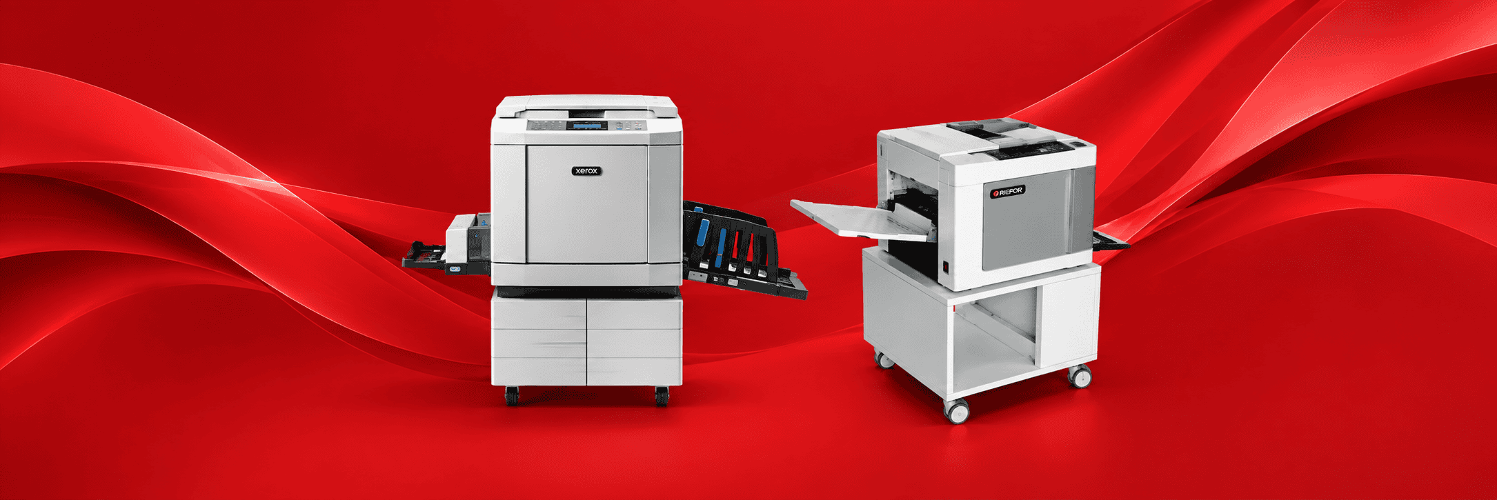 Xerox and Riefor digital duplicators